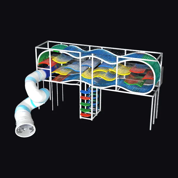 Colorful Playground Slide Structure