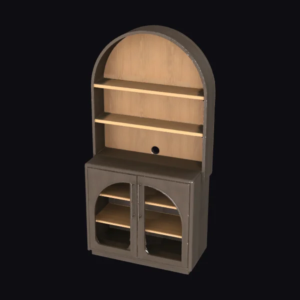 Brown Wooden Storage Unit