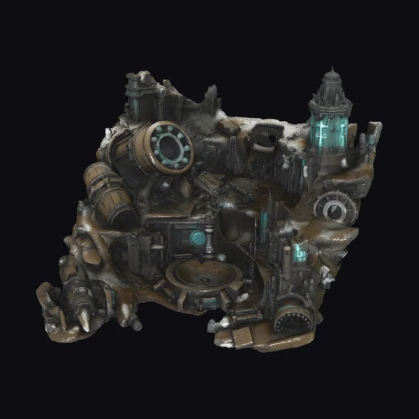 Abandoned Industrial Machine Core