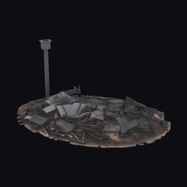 Abandoned Scrap Metal Pile