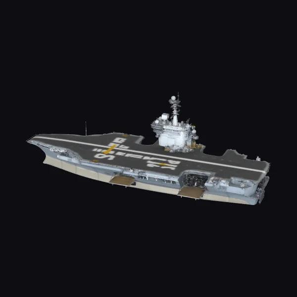 Aircraft Carrier at Sea