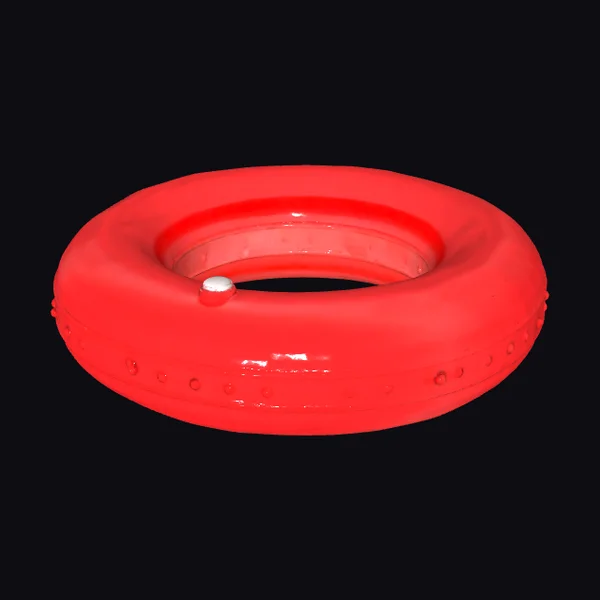 Red Inflatable Swim Ring