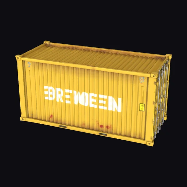 Yellow Shipping Container