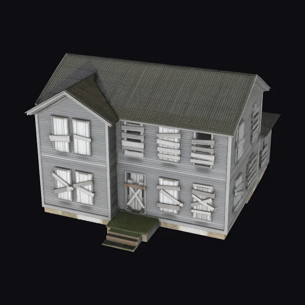 Abandoned Two Story House