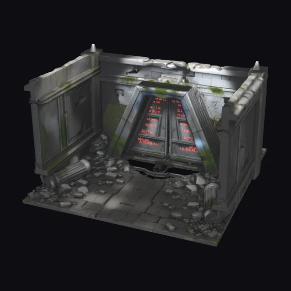 Abandoned Sci-Fi Portal Entrance