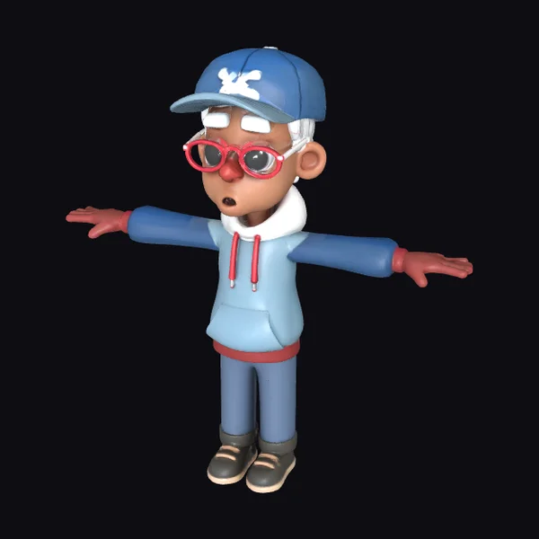 Cartoon Kid Explorer