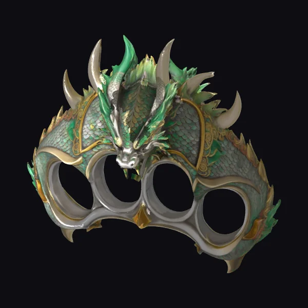 Dragon Style Brass Knuckles