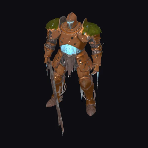 Ancient Rusted Plate Armor