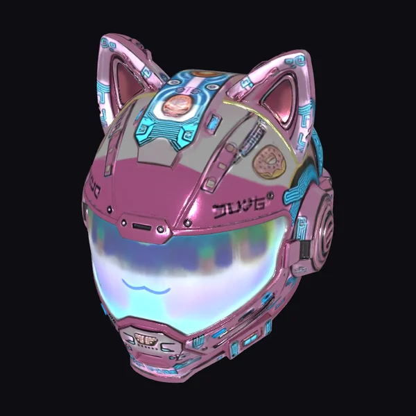 Cyber Cat Helmet