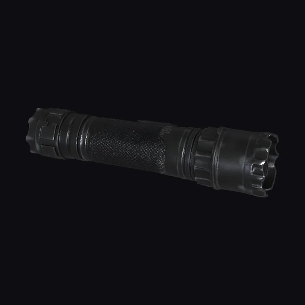 Black Tactical Flashlight