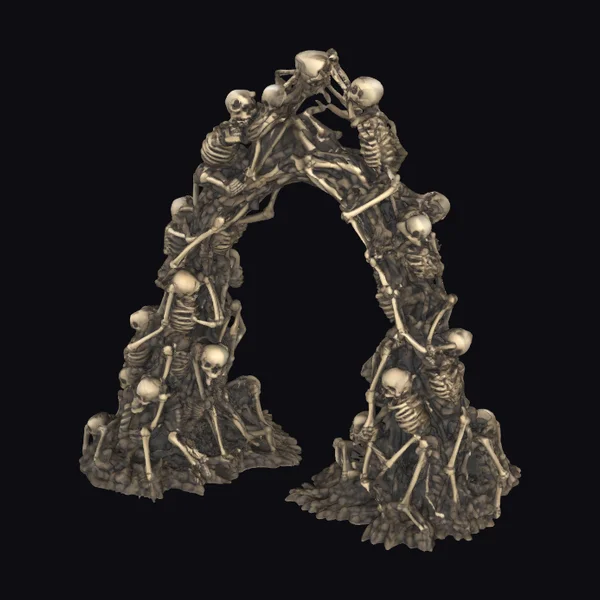 Arch of Bone Skeletons
