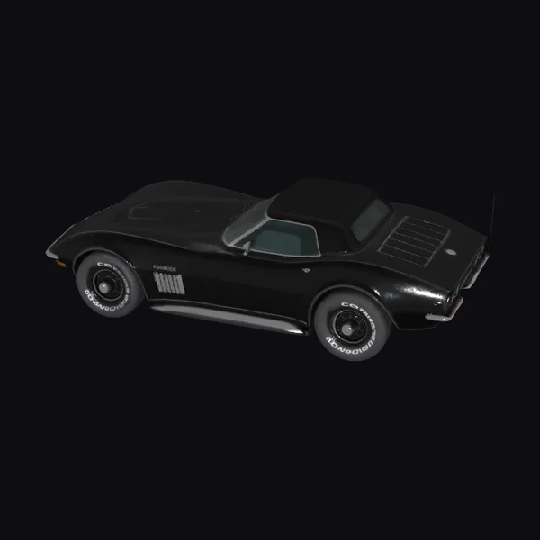 Black Corvette Stingray