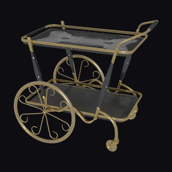 Antique Tea Service Cart