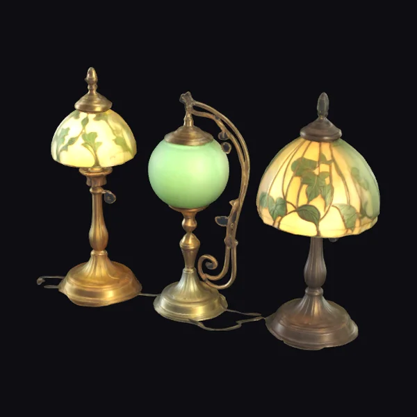 Art Nouveau Desk Lamps