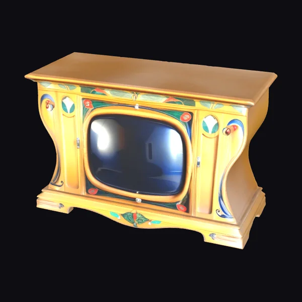 Art Nouveau TV Stand