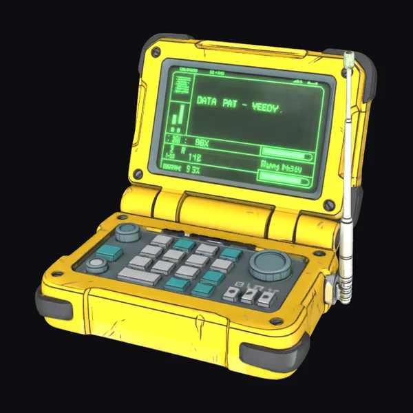 Yellow Data Pad Device