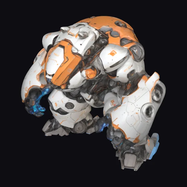 Armored Robot Creature