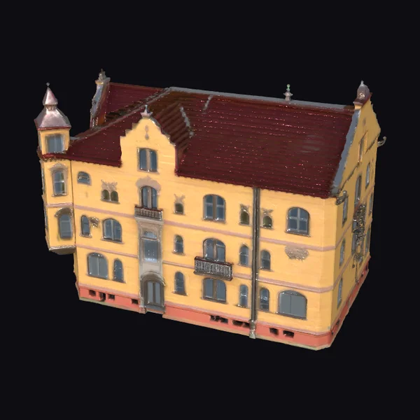 Yellow Town Hall Building