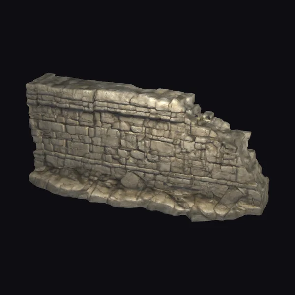 Ancient Catacomb Wall Section