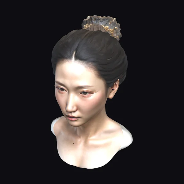 Asian Woman Bust