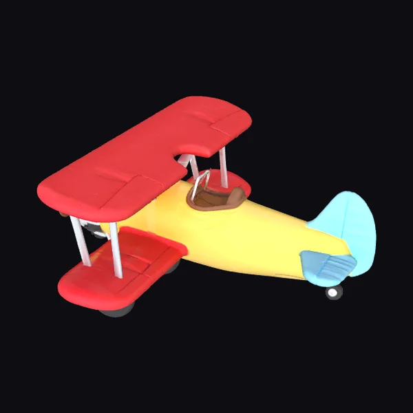Vintage Toy Biplane