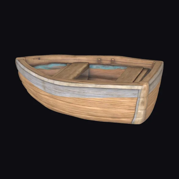 Weathered Wooden Boat