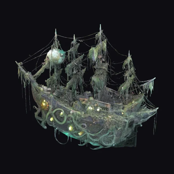 Abandoned Sailing Vessel Wreck