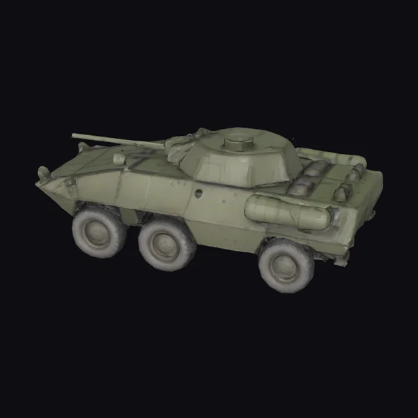 Abandoned BTR-80 Armored Vehicle