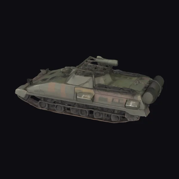 Abandoned BTR-80 Tank