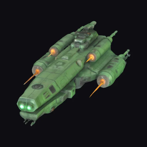 Battle Scarred Sci-Fi Fighter