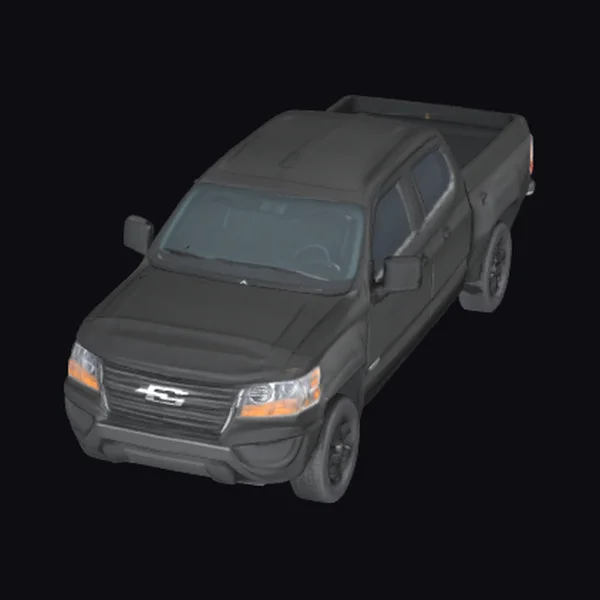 Black Chevrolet Pickup Truck