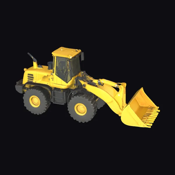 Yellow Wheel Loader Tractor