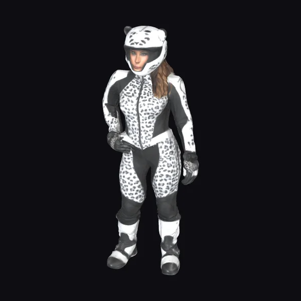 Leopard Racer Suit