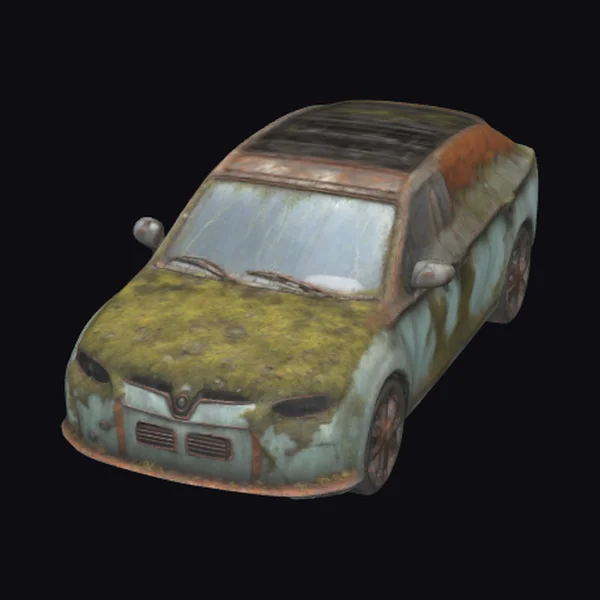 Abandoned Mossy Car