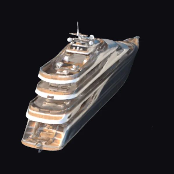 Luxury Yacht Three Floors