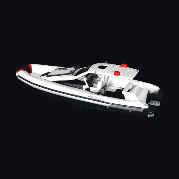 Speedboat with Red Accents