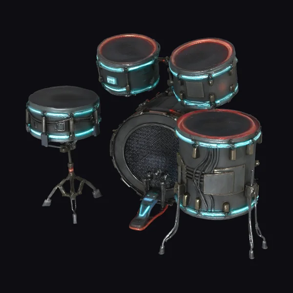 Cyberpunk Drum Set
