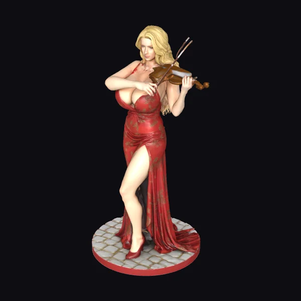 Woman Playing Violin