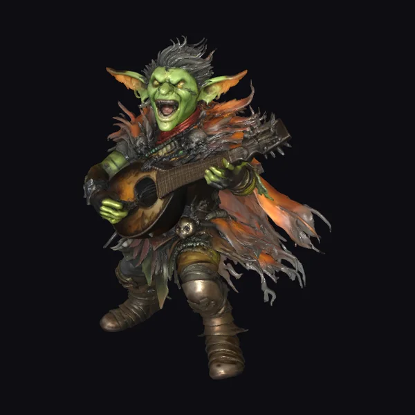 Goblin Playing Guitar