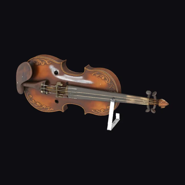 Antique Carved Viola