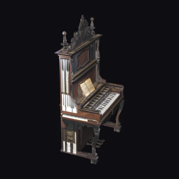 Vintage Music Player Piano