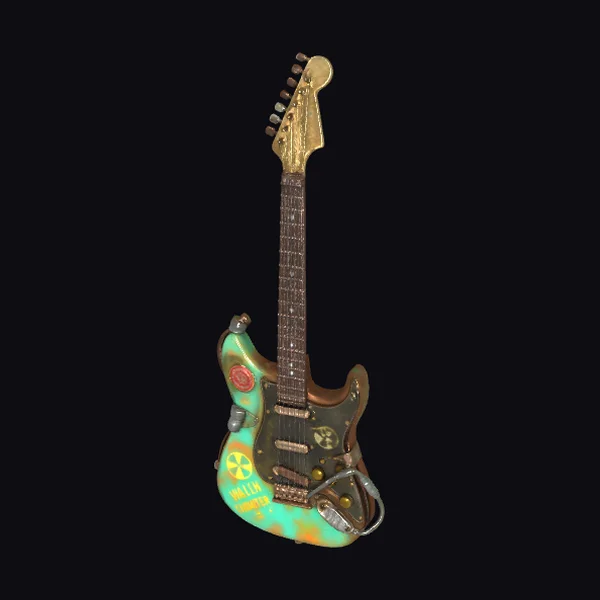 Rusty Electric Guitar