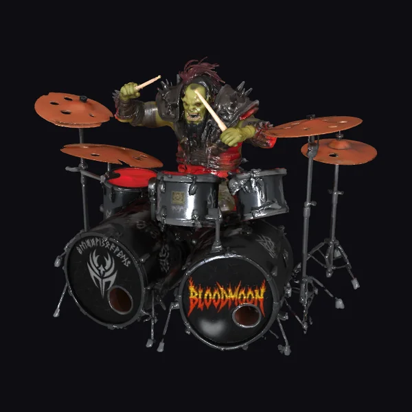 Orc Drummer with Drums