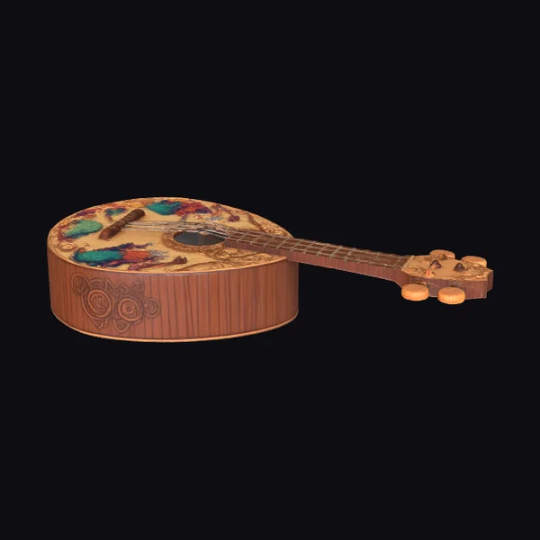 Decorative Acoustic Guitar
