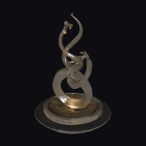 Abstract Metal Sculpture
