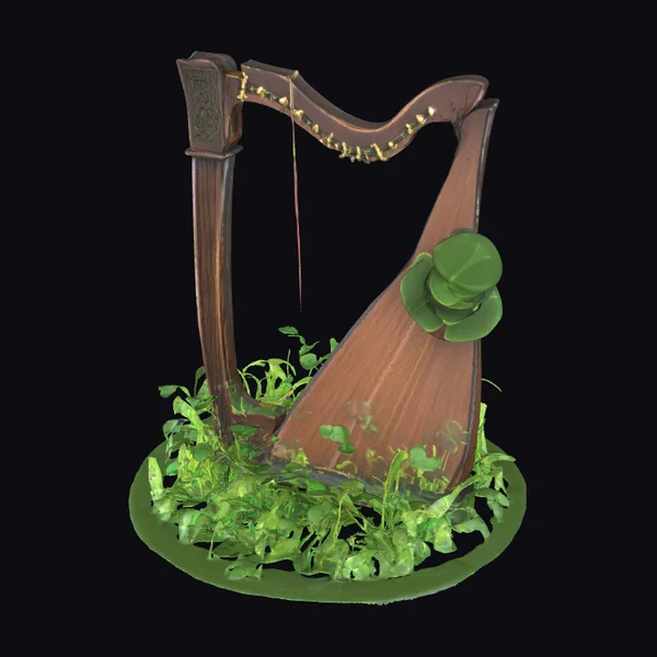 Celtic Harp Instrument