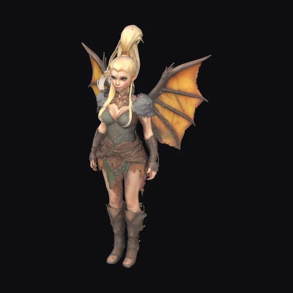 Winged Female Warrior