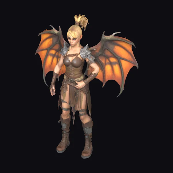 Winged Female Warrior