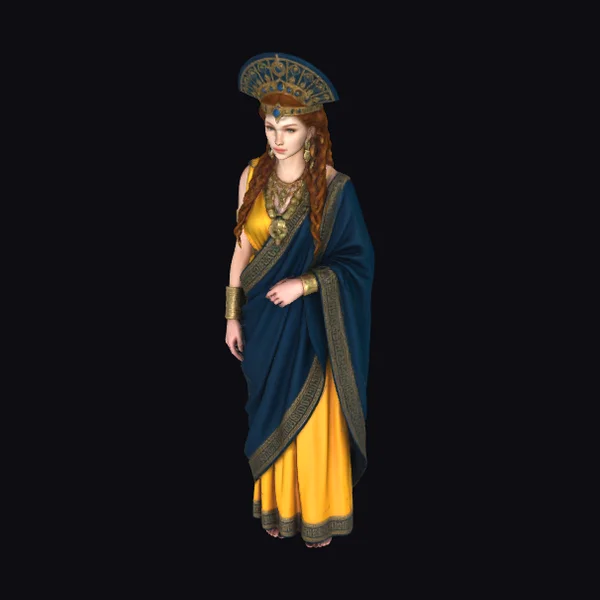 Ancient Roman Elegant Lady
