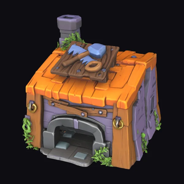 Wooden Workshop Building